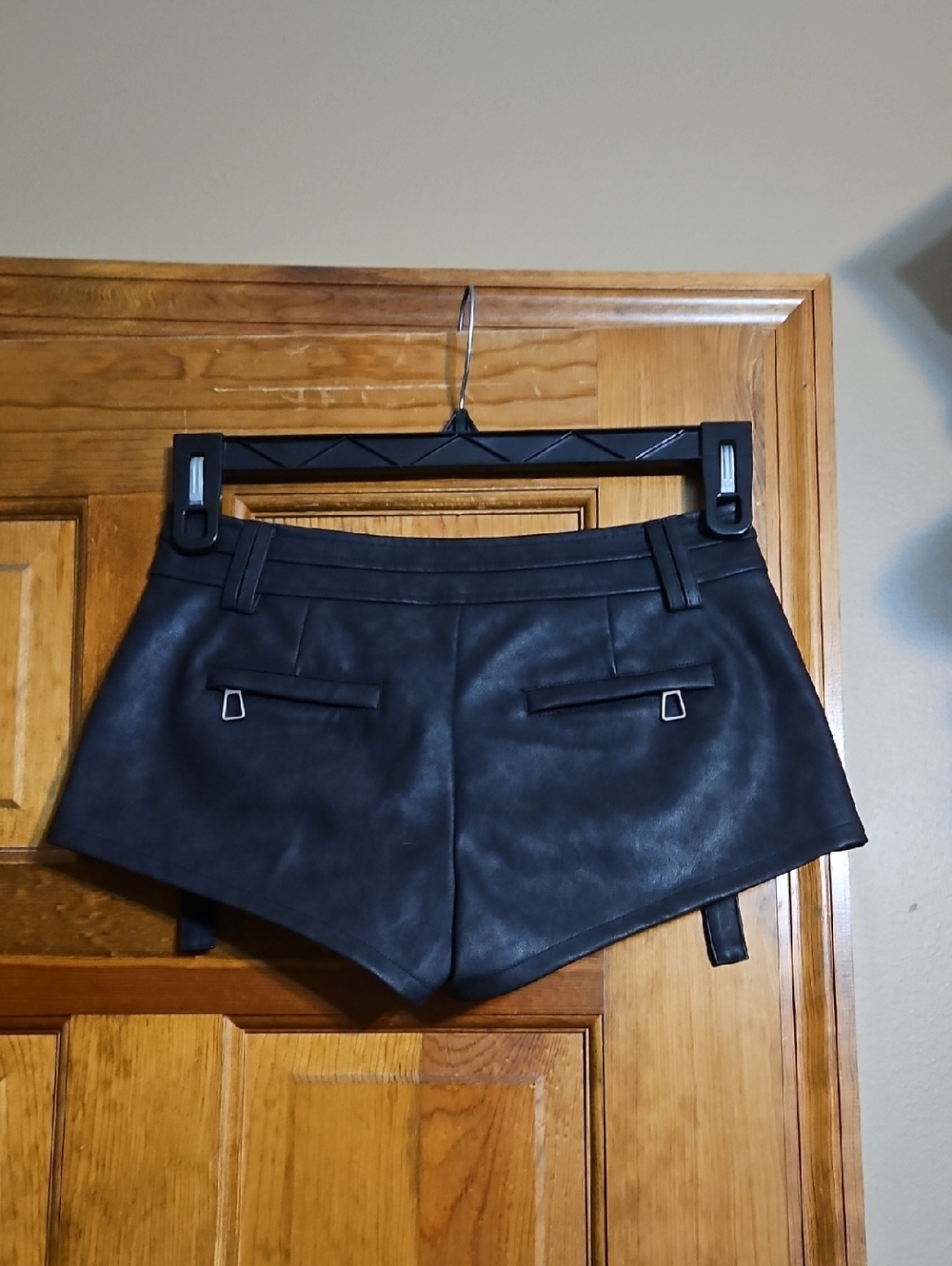 Edikted Black Micro Shorts - Picture 6 of 10